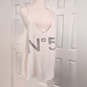 Brandy Melville No 5 One Size Fits All Crème Color Tank Top/Bathing Suit Cover